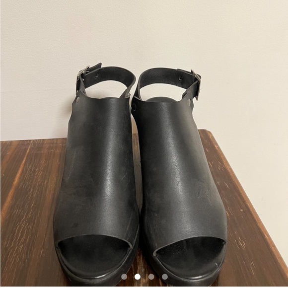 Topshop open toe leather boots - Picture 3 of 4